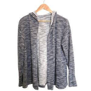 Columbia gray space dye open front cardigan